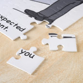 Cartoon des Bankleiters Puzzle (Seite)