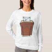 Cartoon des E-Mail-Postfachs T-Shirt (Vorderseite)
