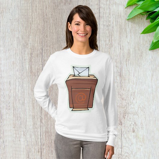 Cartoon des E-Mail-Postfachs T-Shirt