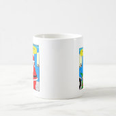 Cartoon des Elfs x84 Zusatzsitz Kaffeetasse (Mittel)