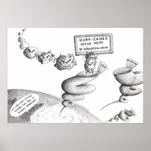 Cartoon des Klimawandels