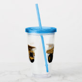 Cartoon des Lastkraftwagens Acryltrinkbecher (Links)