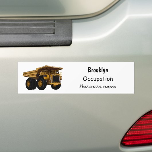 Cartoon des Lastkraftwagens Autoaufkleber (Auf Auto)