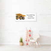 Cartoon des Lastkraftwagens Banner (Insitu)