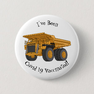 Cartoon des Lastkraftwagens Button