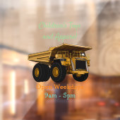 Cartoon des Lastkraftwagens Fensteraufkleber (Blatt 2)