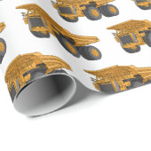 Cartoon des Lastkraftwagens Geschenkpapier (Rolleneckpunkt)