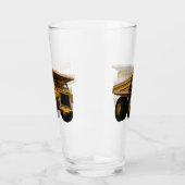 Cartoon des Lastkraftwagens Glas (Links)