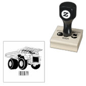 Cartoon des Lastkraftwagens Gummistempel (Stempel)