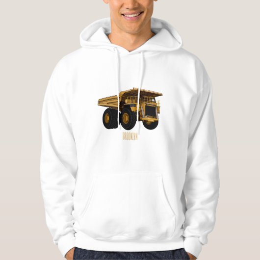 Cartoon des Lastkraftwagens Hoodie (Vorderseite)