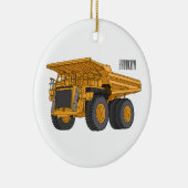 Cartoon des Lastkraftwagens Keramik Ornament (Rechts)