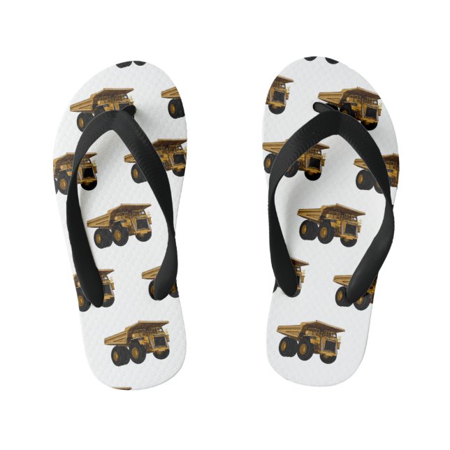 Cartoon des Lastkraftwagens Kinderbadesandalen (Fußbett)