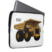Cartoon des Lastkraftwagens Laptopschutzhülle (Vorne Rechts)
