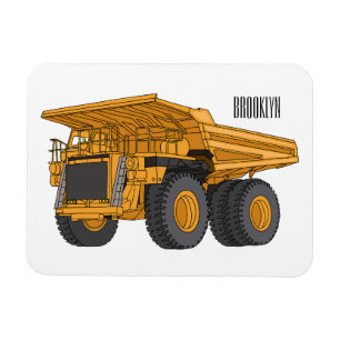 Cartoon des Lastkraftwagens Magnet