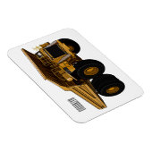 Cartoon des Lastkraftwagens Magnet (Rechte Seite)