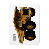 Cartoon des Lastkraftwagens Magnet (Vertikal)