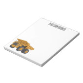 Cartoon des Lastkraftwagens Notizblock (Rotiert)