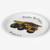 Cartoon des Lastkraftwagens Pappteller (Schrägansicht)