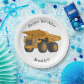 Cartoon des Lastkraftwagens Pappteller (Party)