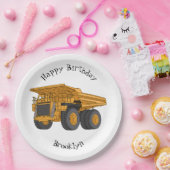 Cartoon des Lastkraftwagens Pappteller (Party)