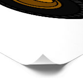 Cartoon des Lastkraftwagens Poster (Ecke)