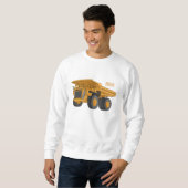 Cartoon des Lastkraftwagens Sweatshirt (Vorne ganz)