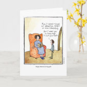 CARTOON des MUTTER von Ellen Elliott Karte (Gelbe Blume)