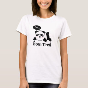 Cartoon des niedlichen Schlafenpandas T-Shirt
