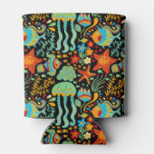 Cartoon des Wasserlebens Dosenkühler (Rückseite)