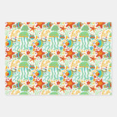 Cartoon des Wasserlebens Geschenkpapier Set (Vorderseite 2)