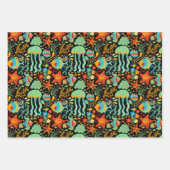 Cartoon des Wasserlebens Geschenkpapier Set (Vorderseite)