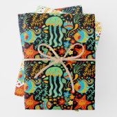 Cartoon des Wasserlebens Geschenkpapier Set (Beispiel)