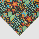 Cartoon des Wasserlebens Seidenpapier (Ausschnitt)