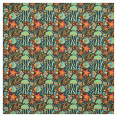 Cartoon des Wasserlebens Stoff (Muster)