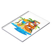 Cartoon des Wasserparks Notizblock (Linke Seite)