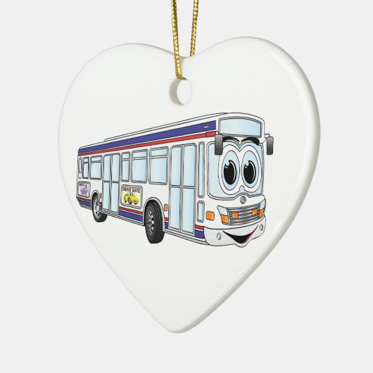 Cartoon des White City Keramik Ornament (Links)