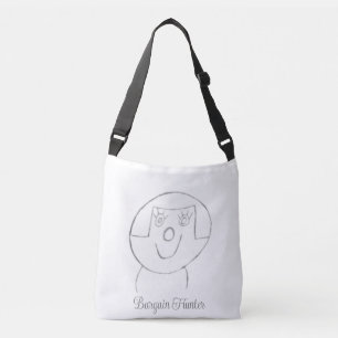 Cartoon-Design des Tottages Bargain Jäger Tragetaschen Mit Langen Trägern
