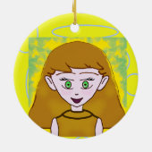 Cartoon Design Keramik Ornament (Hinten)