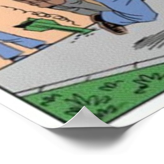 Cartoon dessen, was wirklich passiert poster (Ecke)