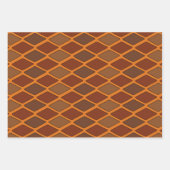 Cartoon Diamond Herbstfarben Geschenkpapier Set (Vorderseite)