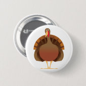 Cartoon die Türkei Button (Vorne & Hinten)