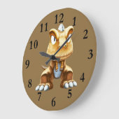 Cartoon Dinosaur Clock Große Wanduhr (Winkel)