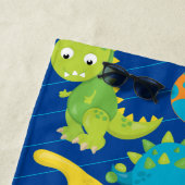 Cartoon Dinosaur Pattern Boys Sommer  Strandtuch (Beispiel)