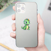 Cartoon Dinosaurier Aufkleber (Telefon)