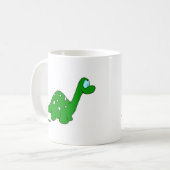 Cartoon-Dinosaurier Kaffeetasse (Vorderseite Links)