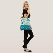 Cartoon Dinosaurier: Land & Meer Set Tasche (Am Model)