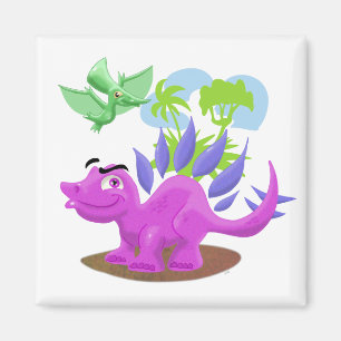 Cartoon Dinosaurier Magnet