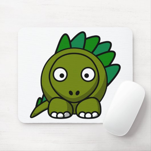 Cartoon-Dinosaurier Mousepad (Mit Mouse)