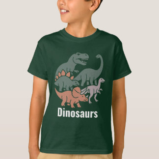 Cartoon-Dinosaurier-Sammlung T-Shirt