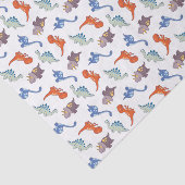Cartoon-Dinosaurier Seidenpapier (Ausschnitt)